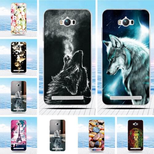 For Asus ZenFone Max ZC550KL 5.5" Case Cartoon 3D Relief Printing Pattern Back Cover TPU Soft Silicone Case Coque Capa Funda