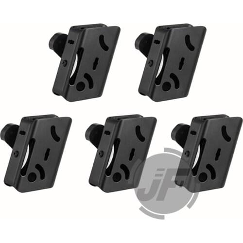 IPSC USPSA Aluminum Magazine Holster Shooting Race Pistol Mag Pouch 1-5PCS For Tactical Military Shooting Hunting Accessories BK