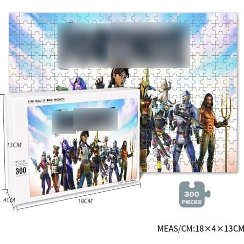 Genuine Fortress Night Puzzle Toy Popular Games Anime Figure Wooden Assembling Puzzles Childrens Educational Toys for Kids Gift