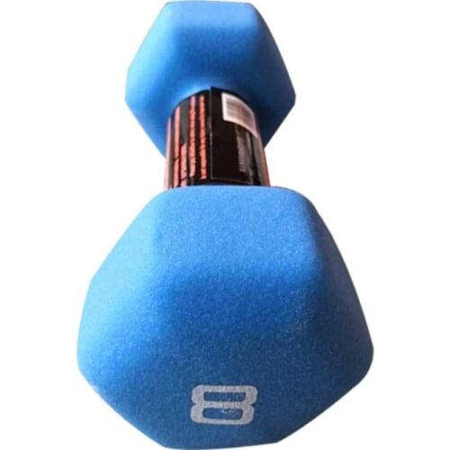 Jinyao Hexagonal Color Dumbbell Scrub Dip Plastic Arm Muscle Training Plastic Ladies Dumbbell