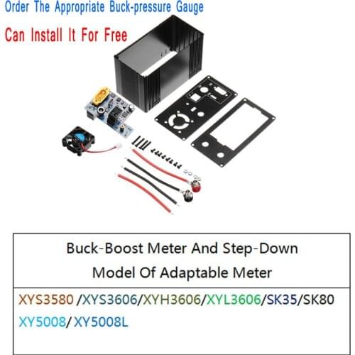 Aluminum Alloy Multiple Interfaces DIY Shell Kit for XYH3606 CNC DC Buck Boost Converter XYH3606W