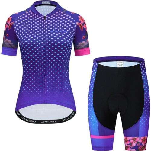Weimostar Summer Pro Cycling Jersey Set Women Breathable Cycling Clothing Suit 4D Gel Padded Bike Clothes Road Bicycle Kits Ropa