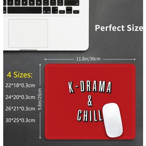 K-Drama & Chill Mouse Pad DIY Print K Pop Korean Pop Korean K Drama Korean Drama Netflix Goblin