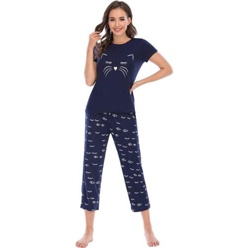 Modal Summer Cotton Pajamas Set for Mens Short Sleeve Long Pants Sleepwear Suits Male Sleep Lounge Pyjamas Plus Size Man Pijama