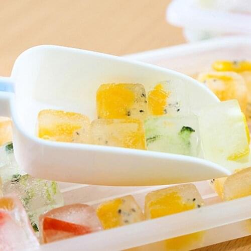 Ice Spoon Eco-friendly Anti-deform Plastic Mini Ice Shovel Kitchen Supplies for Home Flour Sugar Kitchen Tools Utensils