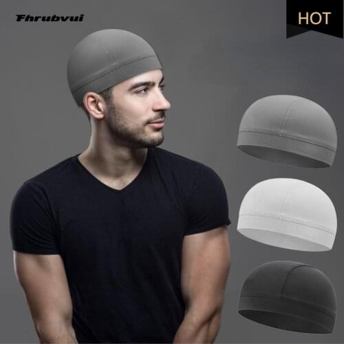 Multifunctional Breathable Sweat Wicking Cycling Running Hat Beanies Hats Helmet Liner Caps for Men Women
