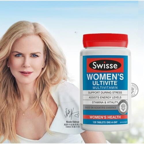 Swisse Women Multivitamins Minerals 120S Maintain Healthy Activity Energy Level Mental Alertness Stamina Vitality during Stress