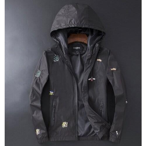 New Men luxury Rib Sleeve Embroidered Snake Tiger Bee Crown couple Baseball Coats & Jackets Abstract digital coat Motor #L77