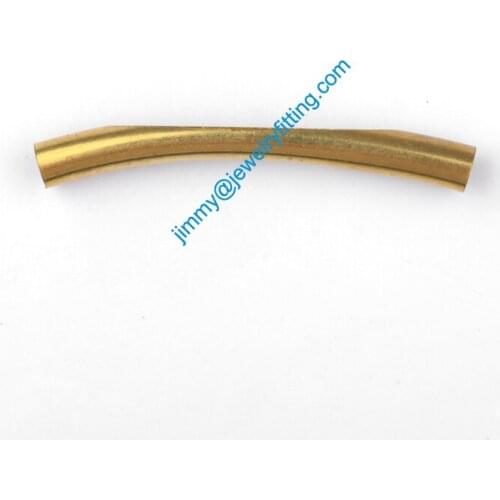 2013 New Jewelry findings raw Brass tube beads spacer tube beads spacer bar for bracelet 4*35mm