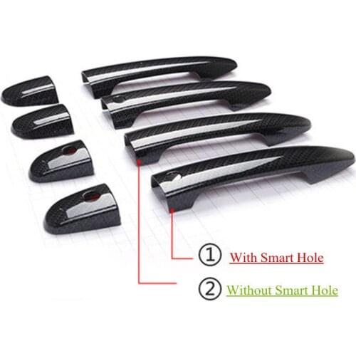 NEW CX-3 ABS Carbon Fiber Door Handle Door Bowl Cover for Mazda CX-3 CX 3 CX3 2016-2018