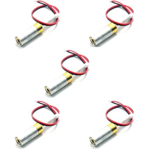 INDUSTRIAL/LAB 532nm 10mW Green Dot Ray Laser Diode Module 5V Lazer Unit Pack of 5