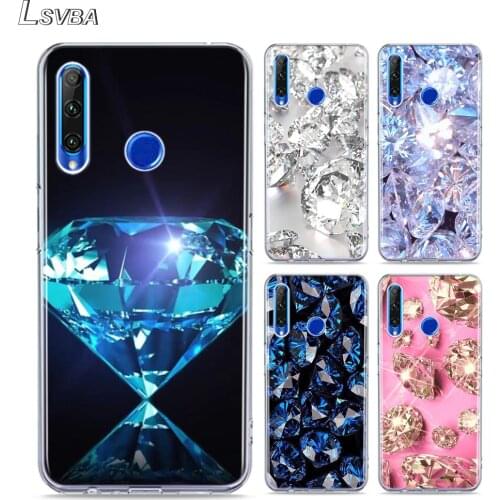 Anti-Knock Silicone Cover Diamonds for Huawei Honor 10i 9X 8X 20 10 9 Lite 8 8A 7A 7C Pro Lite Phone Case