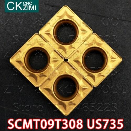 SCMT09T308 US735 SCMT32.52 US735 Carbide Inserts External Turning Tools CNC Metal lathe tools high quality SCMT 09T308 for steel