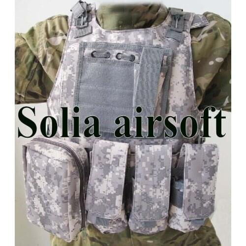 Tactical wire steel molle plate carrier vest WIRE-STEEL-IN hunting vest ACU Color