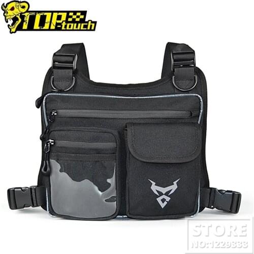 Waterproof Motocycle Chest Bag Reflective Motorbike Moto Riding Bag Men Motocross Backpacks Outdoor Sports Travel Backpacks