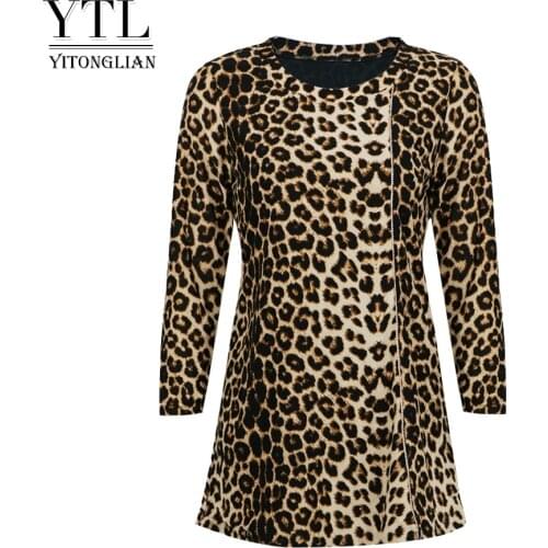 Yitonglian Leopard Blouses