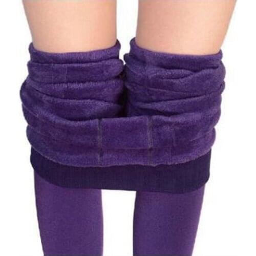 2020 Fashion Warm Womens Plus Winter Leggings Ankle-Length Solid Pants High Waist Stretch Skinny Sexy Thickening Leggings Pants