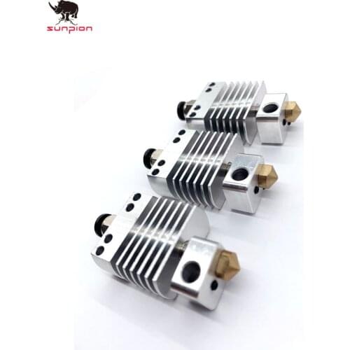 1SET CR8 Hotend Kit Remote Bowden 3D Printer Extruder All-Metal Radiator 1.75 Can Fixed Fan Horizontal install Free Shipping