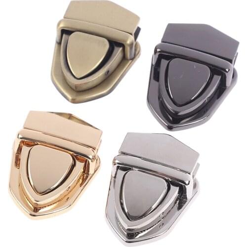 1Pc Turn Lock Twist Lock DIY Metal Buckle Shoulder Bag Handbag Wallet Bag Accessories Metal Buckle
