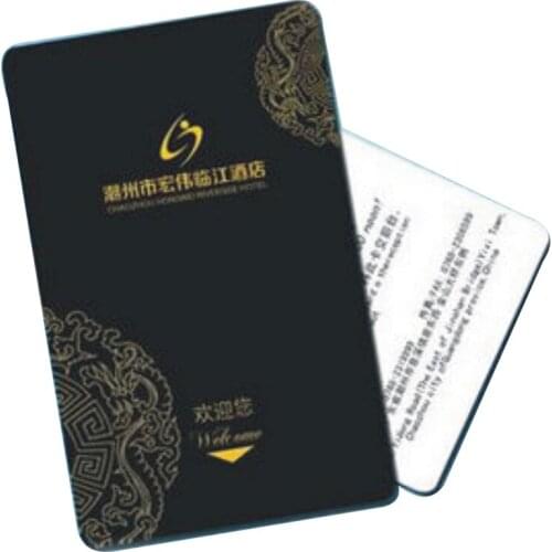 100pcs/lot printing hotel card switch 125KHz temic motel rfid contactless wall switch insert 125KHZ T5557 card to take power