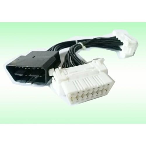16 pin OBDII OBD2 OBD-ii OBD 2 Splitter Extension Connector Male to Dual Female Y Cable 25pcs/lot