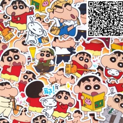 40 Different Sheets Anime little boy reading DIY Sticker Cartoon Children Toys Paper Scrapbooking Stickers Gifts For Kids