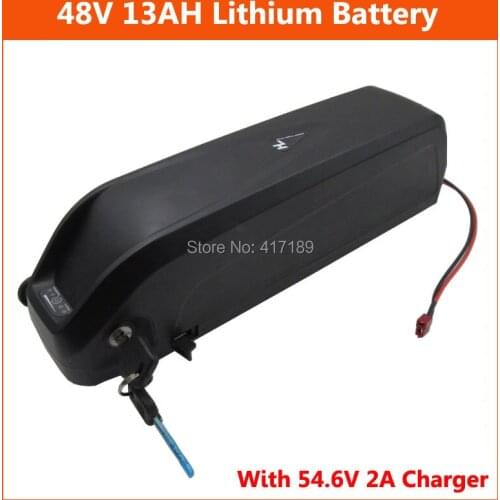 Free customs tax 48V 750W Electric Bike battery 48v 13ah lithium battery pack use for samsung cell with USB port 20A BMS Charger