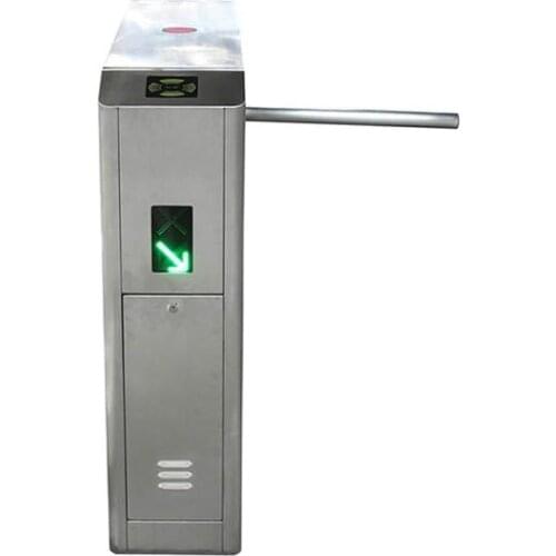 Security Bridge Type Tripod Semiautomat Turnstile Barcode Reader Direct Deal Access Control Card System for Residential Entrance