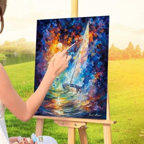 Stormy Sunset DIY Painting By Numbers Set Acrylic Paints 50*70 Painting On Canvas Decoration Crafts For Adults Handicraft Art