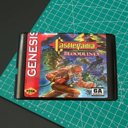 Castlevania BLOODLINES For Sega Mega drive 16 bit MD Games Card For Sega Mega Drive For Genesis