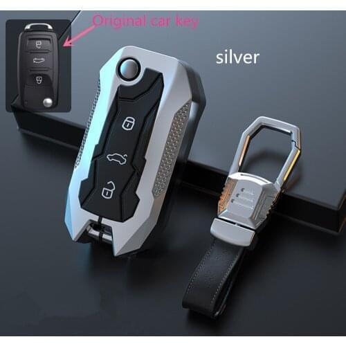 Car Key Shell Case For VW Volkswagen Golf Mk6 Tiguan Polo Passat CC SEAT Skoda Octavia 3Button Folding Car Key Shell Case Fob