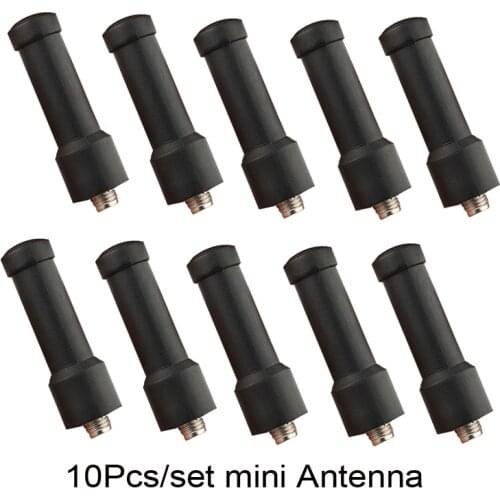 10pcs Mini SMA-Female Dual Band Soft Antenna for Kenwood Walkie Talkie Radio BAOFENG UV-5R Plus BF-888S PuXing Wouxun TYT