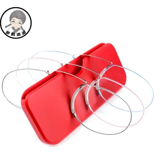 Pince-nez Reading Glasses for Men Magnifying Glasses Female Dioptre Glasses Focus Plus Points +1.0 1.5 2.0 2.5 3.0 3.5 4.0