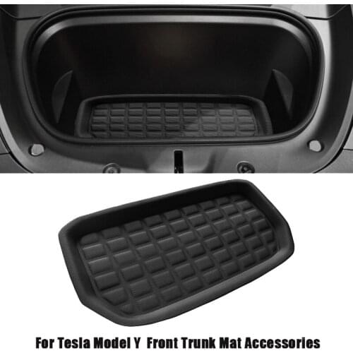 For Tesla Model Y 2021 Car Front Trunk Storage Mats Cargo Tray Mat Accessories