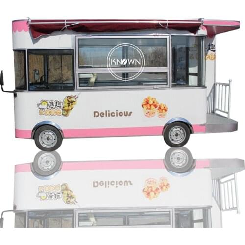 Hot Sale 3.5m Long Electric Food Truck Mobile Kitchen Catering Trailer Hotdog Coffee Bubble Tea Fast Food Cart