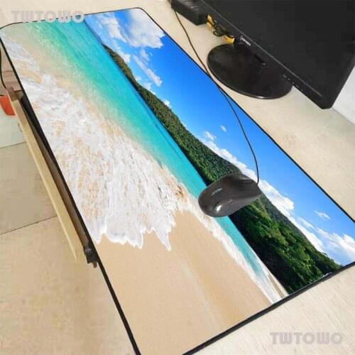 Beach Scenery Mouse Pad Gaming MousePad Large Mouse Pad Gamer XXL Mause Carpet PC Desk Mat Keyboard Pad Dropshipping