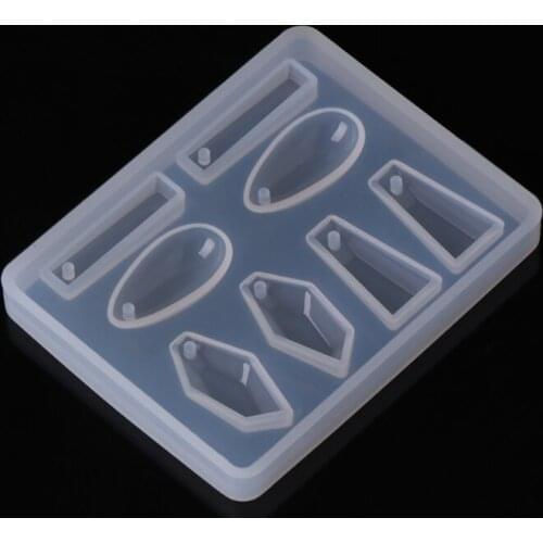 Silicone Mold DIY Geometric Triangle Mirror Craft Jewelry Making Decorative Cake