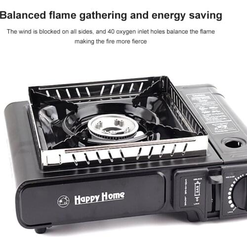 Outdoor Stoves Windshield For Gas Stove Windproof Foldable WindScreen Energy-saving Fire-saving Camping Picnic Cooking Burner