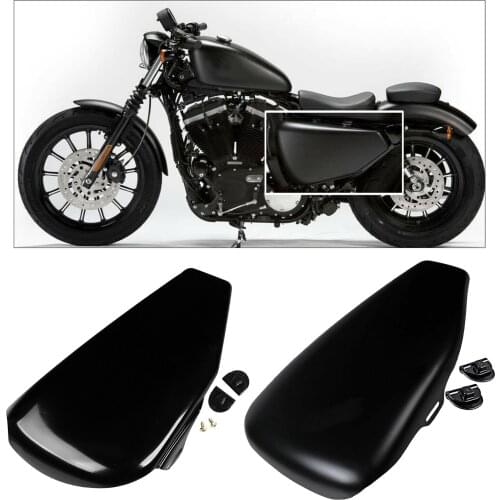 Motorcycle Left Side Battery Protective Cover for Harley Sportster XL1200 883 04-13 HIgh Performance