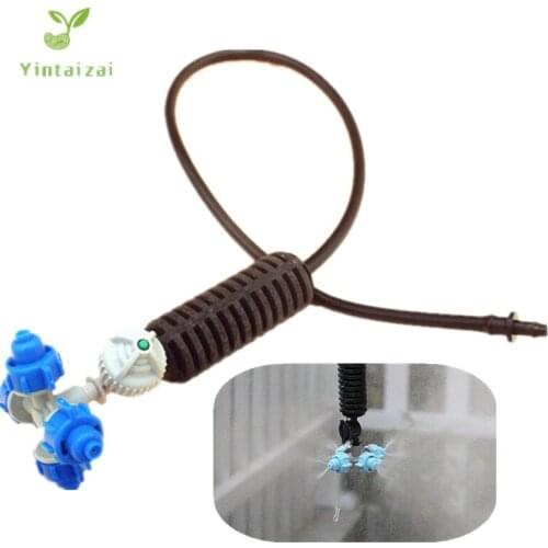10pcs Fogger Cross Misting Hanging Assembly Sprinkler Cooling Hanging Sprinkler For Garden Greenhouse Irrigation Y003