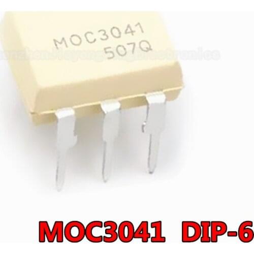 10PCS/LOT MOC3041 DIP6 DIP Photoelectric Coupler Optocoupler DIP-6 New