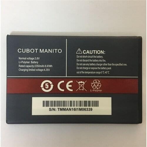 For CUBOT MANITO Battery Batterie Bateria Batterij Accumulator 3.8V 2350mAh
