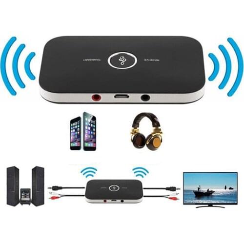 Audio Transmitter Receiver RCA 3.5mm AUX Jack USB Dongle Music Wireless Adapter For Car PC TV Headphones Bluetooth -compatible