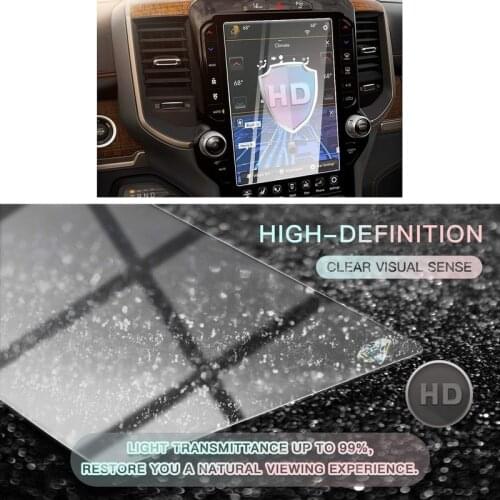 Car Screen Protector for Dodge 2019 2020 RAM 1500 2500 3500 Uconnect, Tempered Glass (for 2019 Dodge RAM 12 inch)