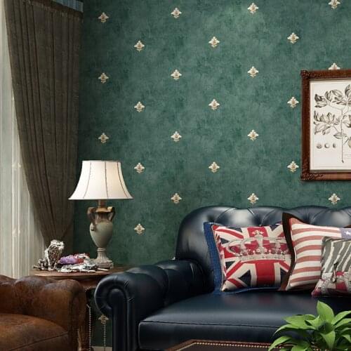 Beibehang Retro simple European 3d wallpaper roll Villa hotel living room bedroom store decoration 3d wallpaper carta da parati