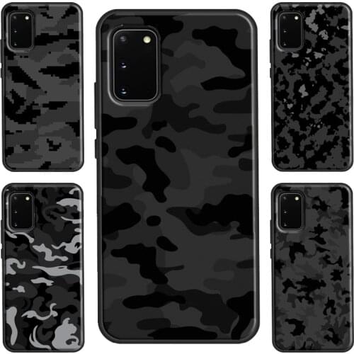 Midnight Camo Camouflage Case For Samsung S20 FE S8 S9 S10 Plus S10e Coque For Galaxy Note 20 Ultra Note 10 Plus