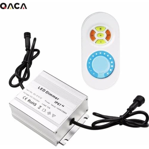 DC12V 288W Aluminium LED Dimmers Buttons+Touch Outdoor IP67 Waterproof LED Dimmer the Light brightness Z101C