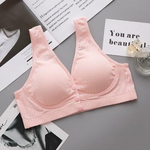 Maternity Nursing Bras Fashion Pregnancy Prenatal Postpartum Feeding Clothings Pregnant Women Solid Color Underwear