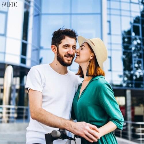 Faleto Vintage British Style Hats Straw Fedora Hat Classic Panama Trilby Hats Short Brim Summer Unisex Sun Hat for Men Women 1Pc