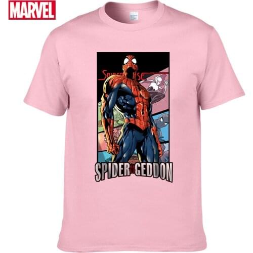 Marvel The Avengers Spider Man t-shirt Comfortable Breathable 100% cotton Fashion graphic t shirts for men Summer Tops #114